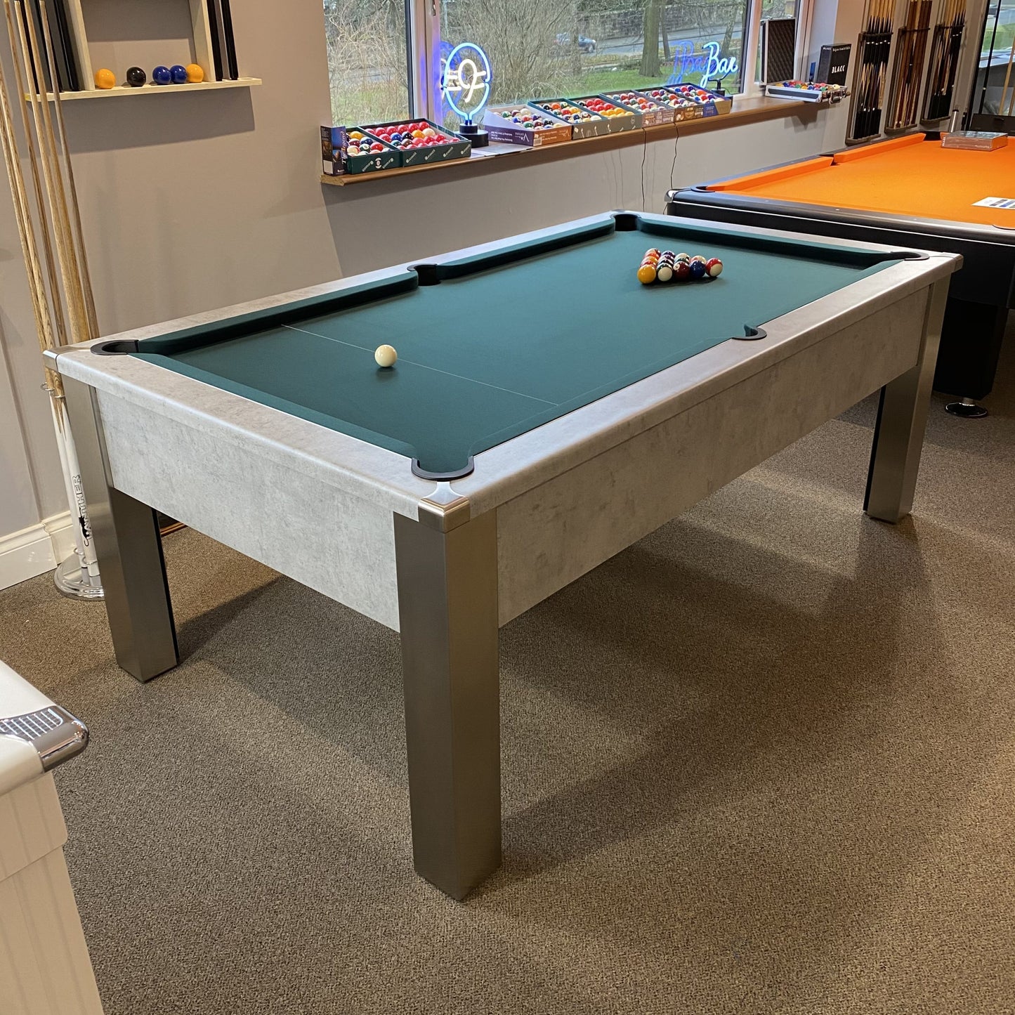 FMF Spirit Tournament Chicago Concrete Pool Table 6ft & 7ft