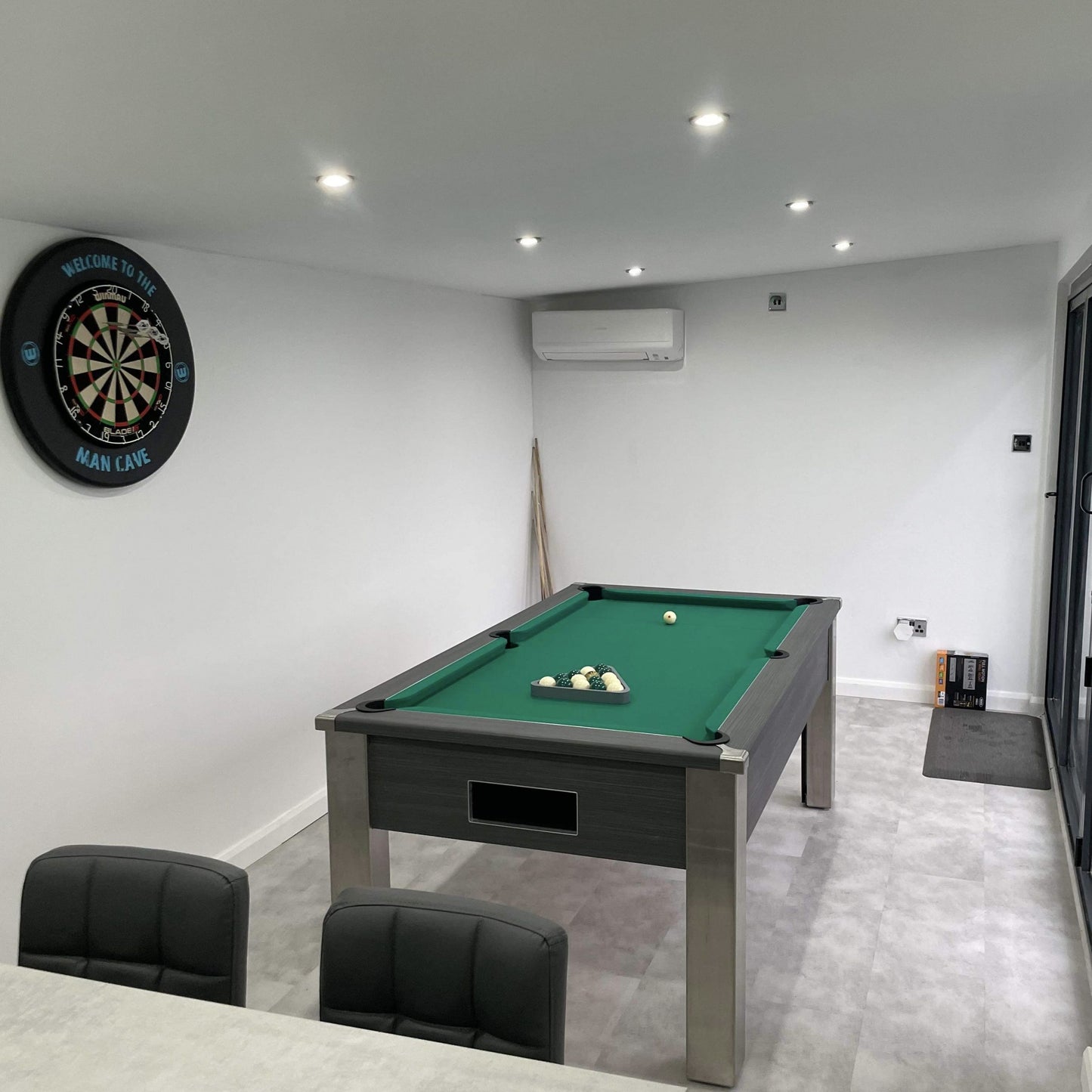 FMF Spirit Tournament Metallic Graphite Grey Pool Table 6ft & 7ft