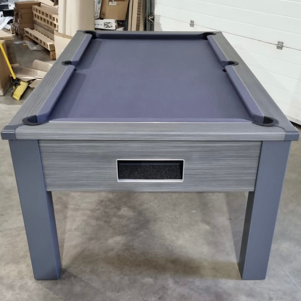 FMF Spirit Tournament Metallic Graphite Grey Pool Table 6ft & 7ft