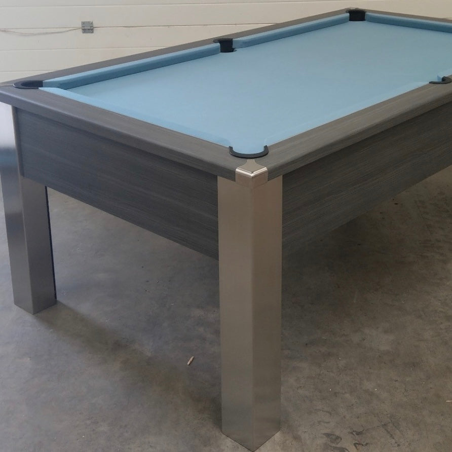 FMF Spirit Tournament Metallic Graphite Grey Pool Table 6ft & 7ft