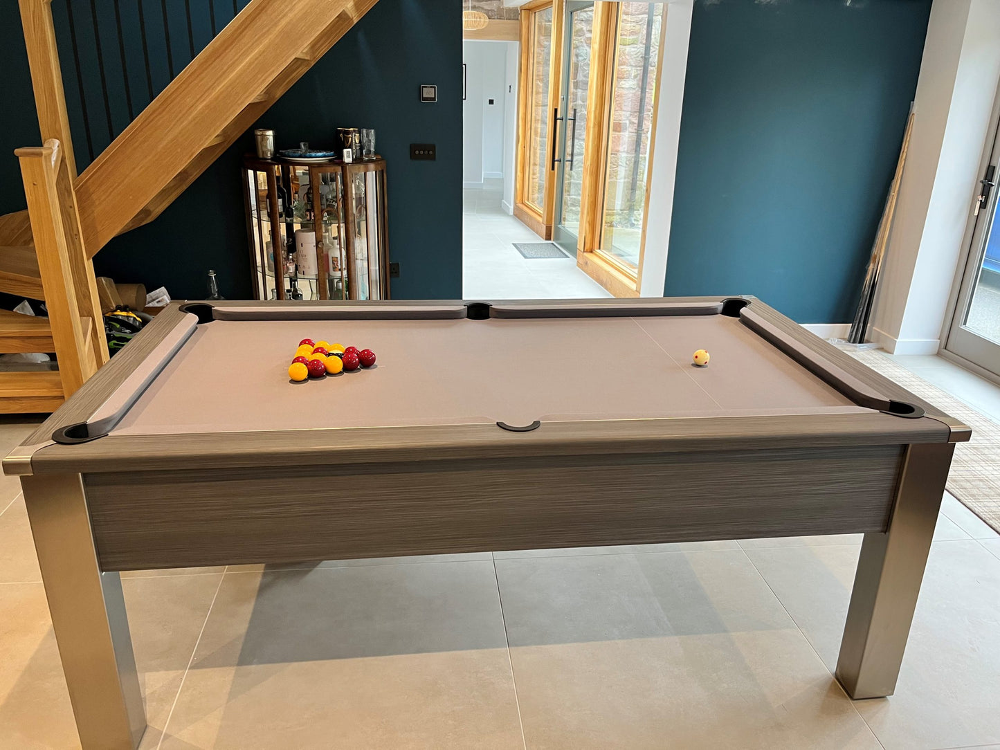 FMF Spirit Tournament Metallic Graphite Grey Pool Table 6ft & 7ft