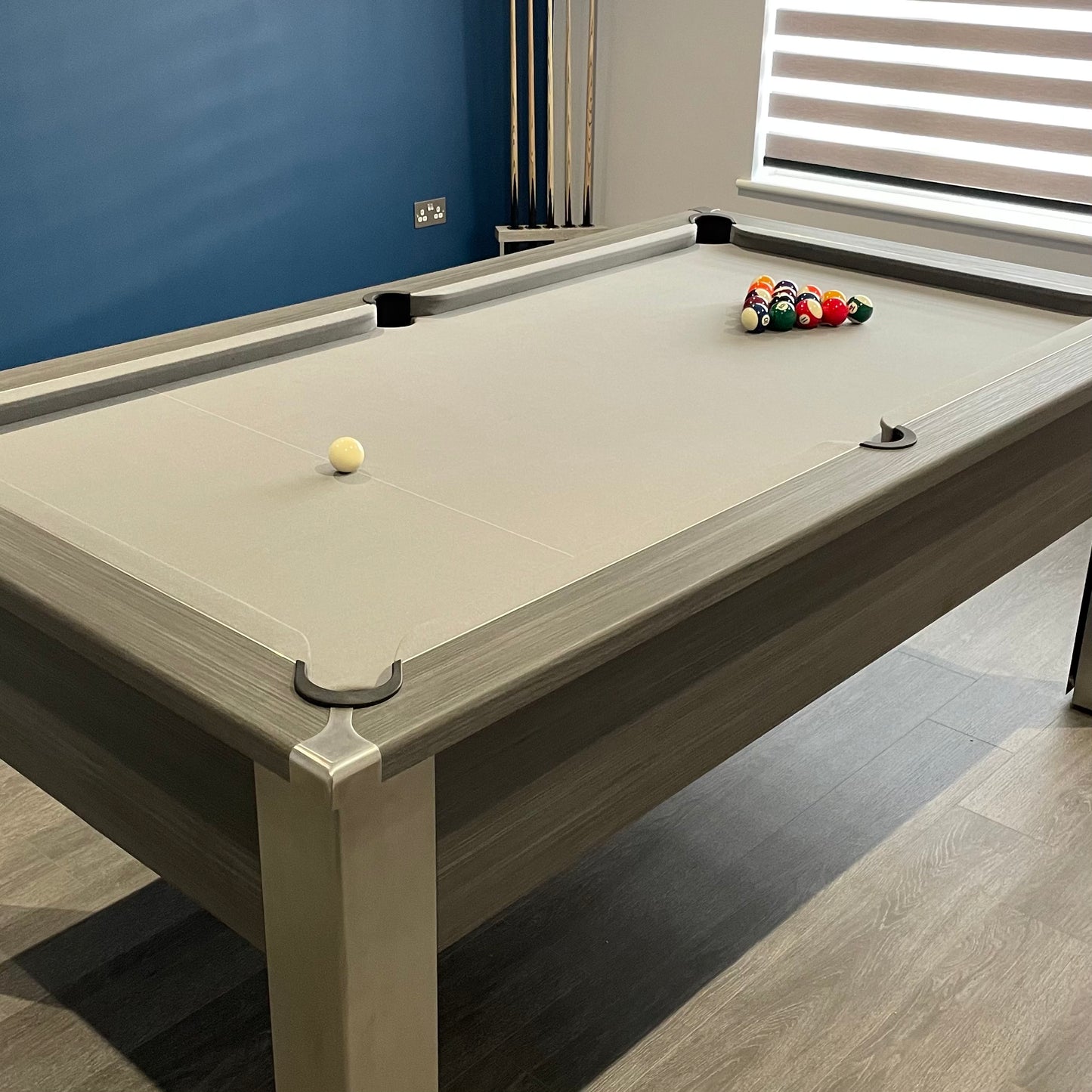 FMF Spirit Tournament Metallic Graphite Grey Pool Table 6ft & 7ft