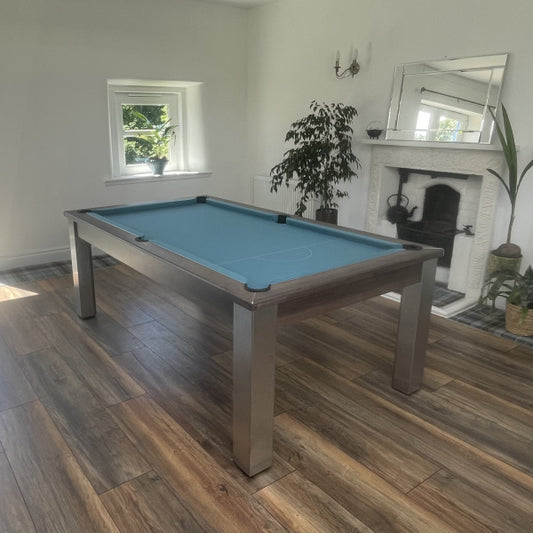 FMF Elixir Pacific Walnut Pool Dining Table 6ft & 7ft