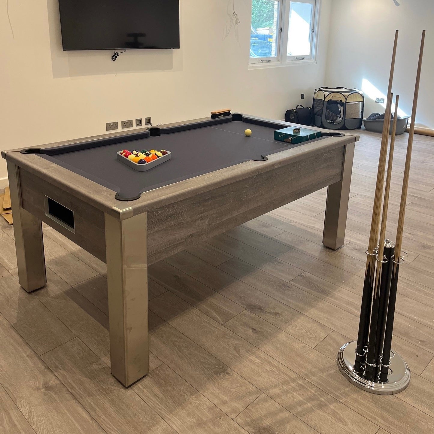 FMF Spirit Tournament River Oak Pool Table 6ft & 7ft